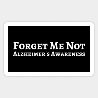 Forget Me Not Alzheimer's Awareness Magnet